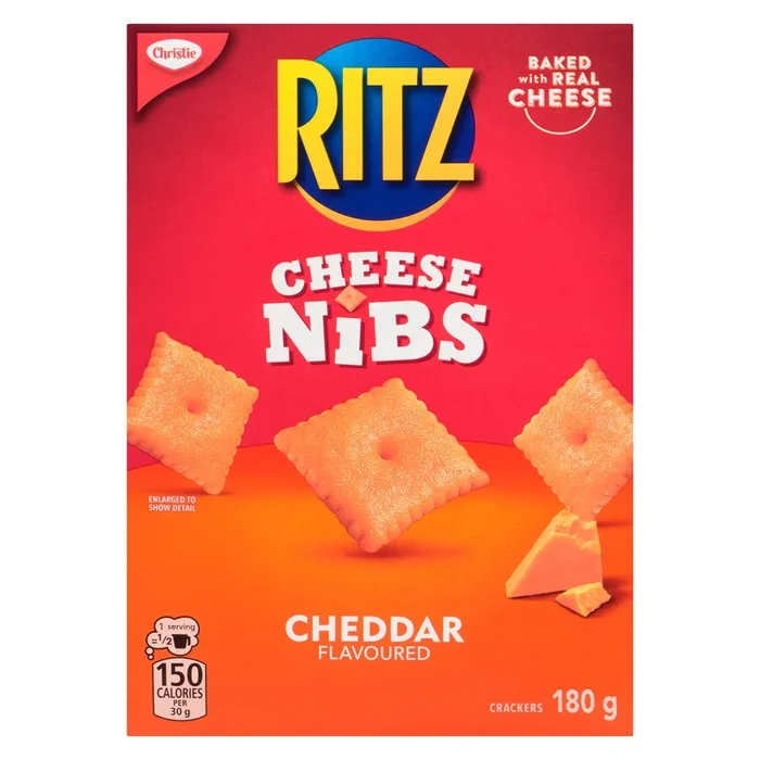 Christie Ritz Cheddar Cheese Nibs, 180 g