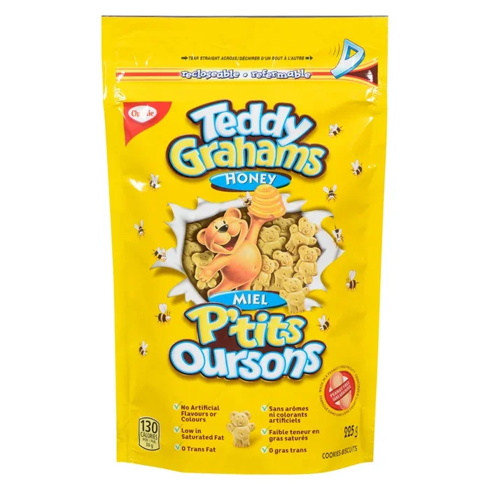 Christie Teddy Grahams Honey Cookies, 225-g