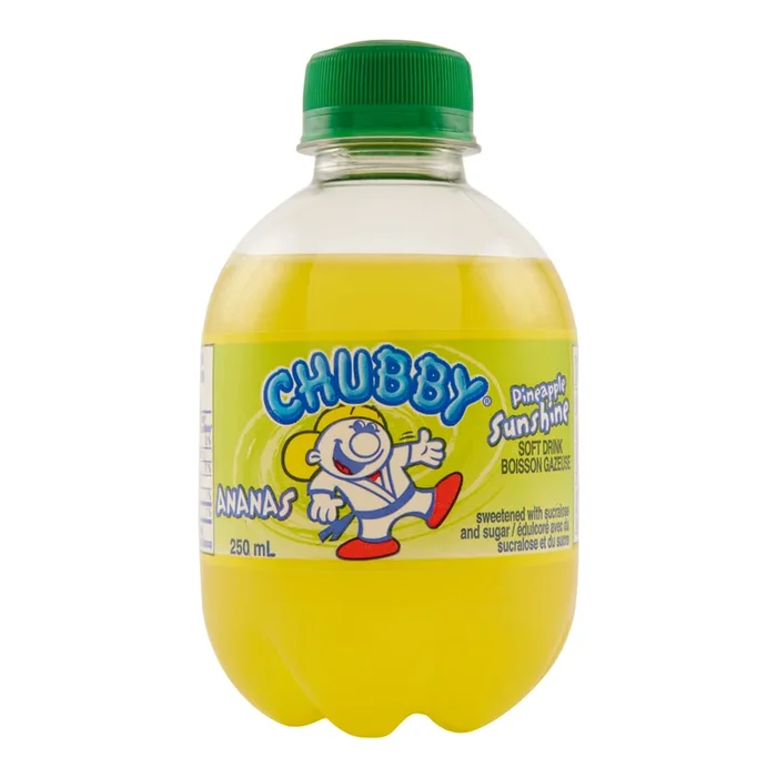Chubby Pineapple Sunshine Soft Drink, 250 ml
