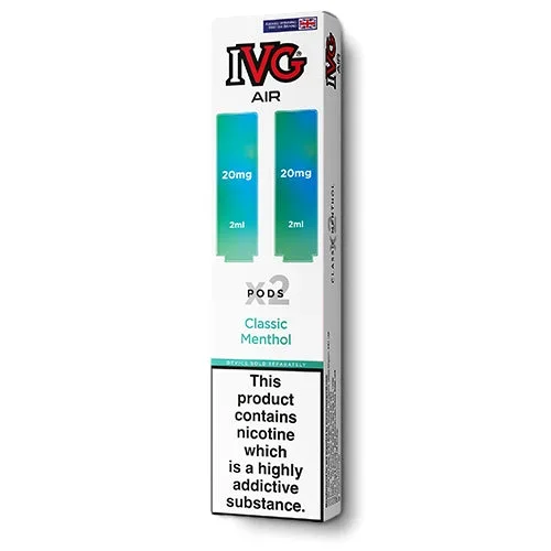 Classic Menthol Air Pods by IVG