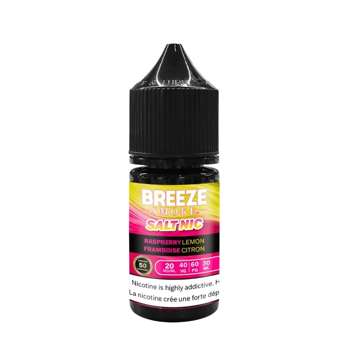 [CLEARANCE] Breeze S50 Salt Nic E-Liquid – Raspberry Lemon