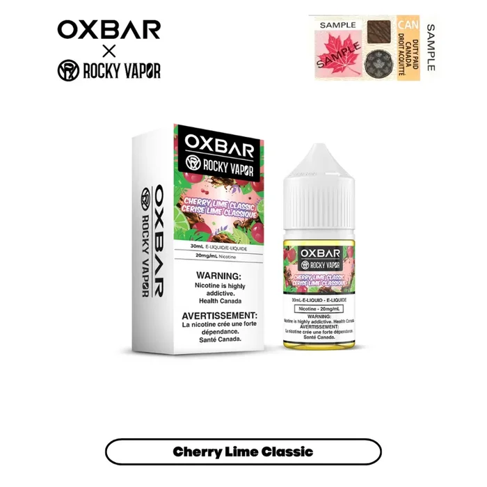 [CLEARANCE] Rocky Vapor x Oxbar E-Liquids – Cherry Lime Classic