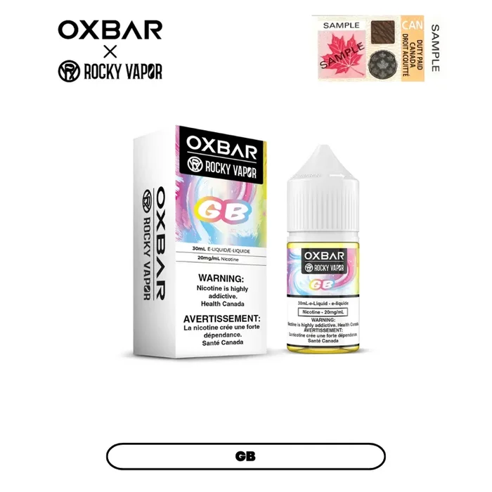 [CLEARANCE] Rocky Vapor x Oxbar E-Liquids – GB