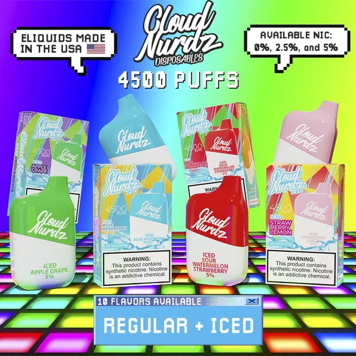 Cloud Nurdz Disposables 4500 Puffs