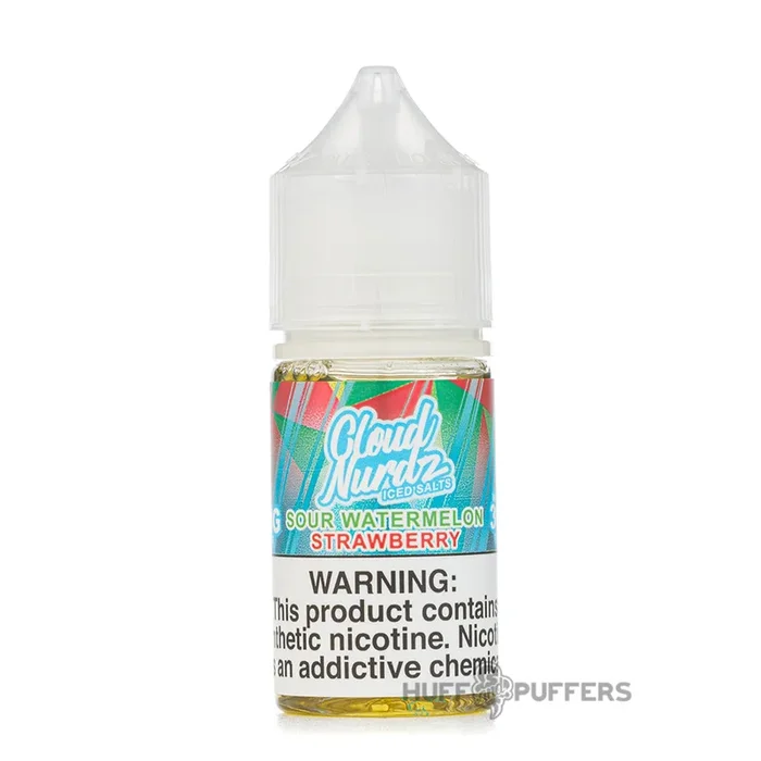 Cloud Nurdz Salts – Iced Sour Watermelon Strawberry 30mL