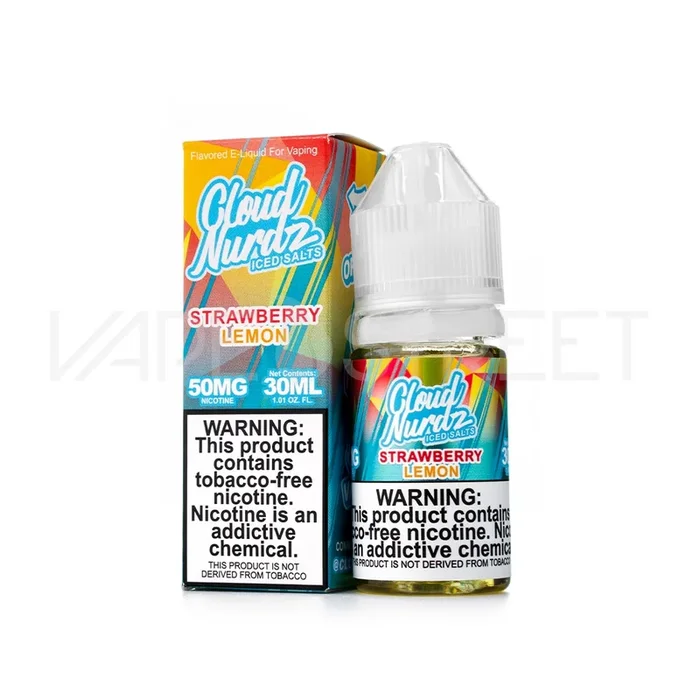 Cloud Nurdz TFN Salts Strawberry Lemon Iced (30ml)
