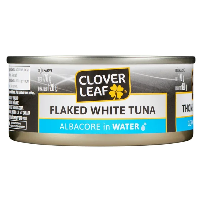 Clover Leaf Flaked White Tuna Albacore in Water – 170g