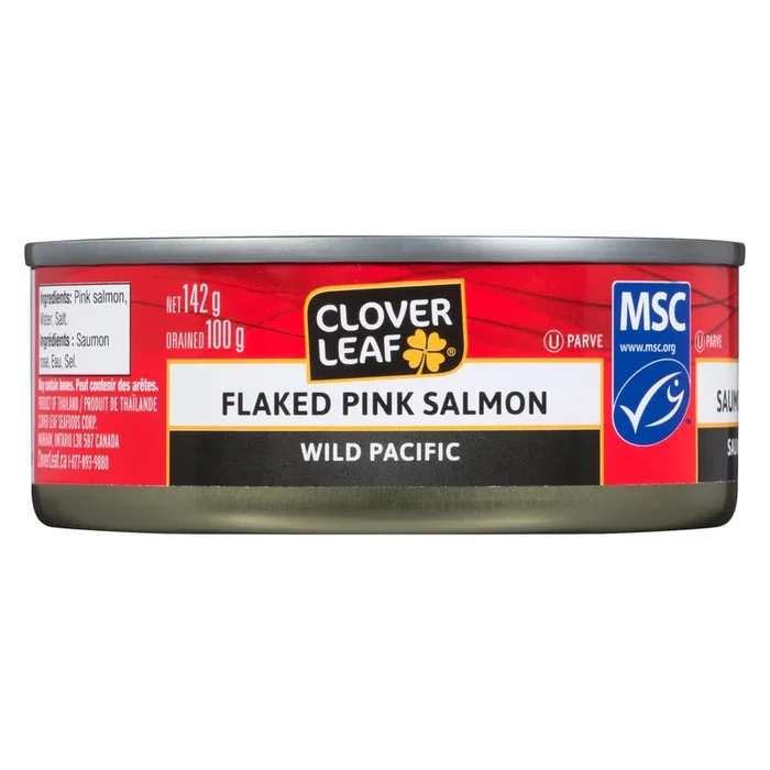 Clover Leaf Pink Salmon Wild Pacific – 142g