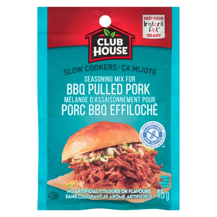 Club House Seasoning Mix for BBQ Pulled Pork – 45 g
