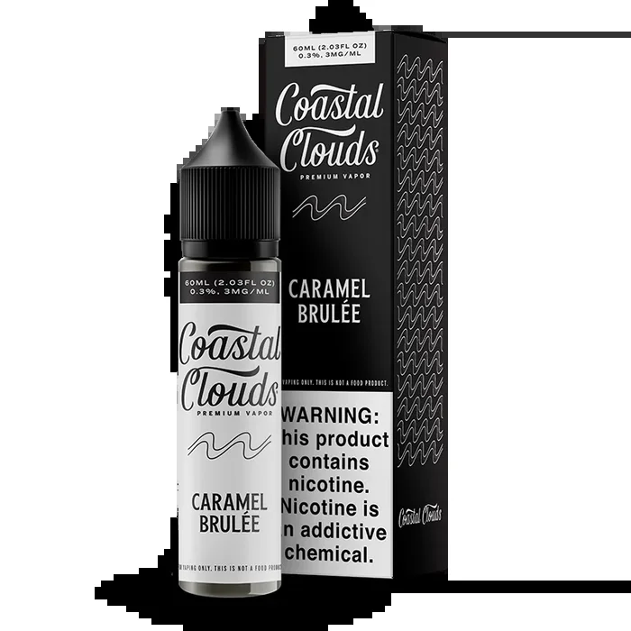 Coastal Clouds – Caramel Brulee – 60ML E-Liquid