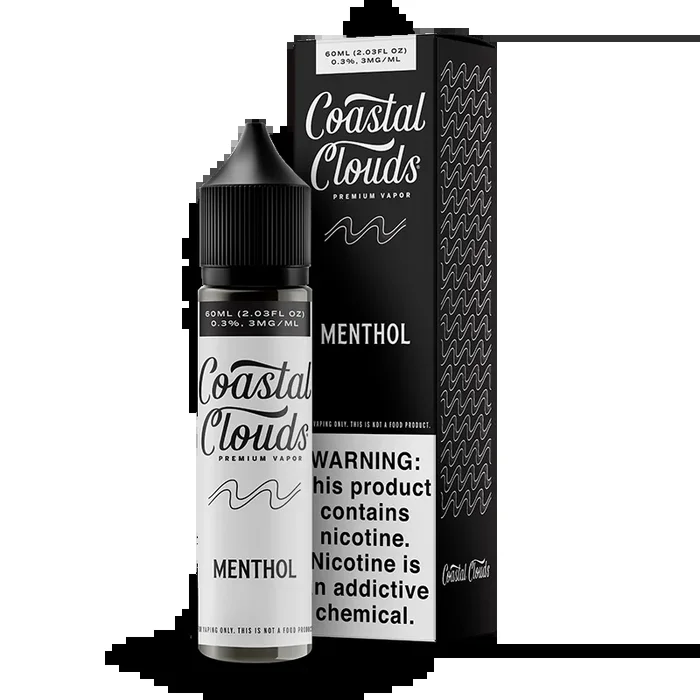 Coastal Clouds – Menthol – 60ML E-Liquid