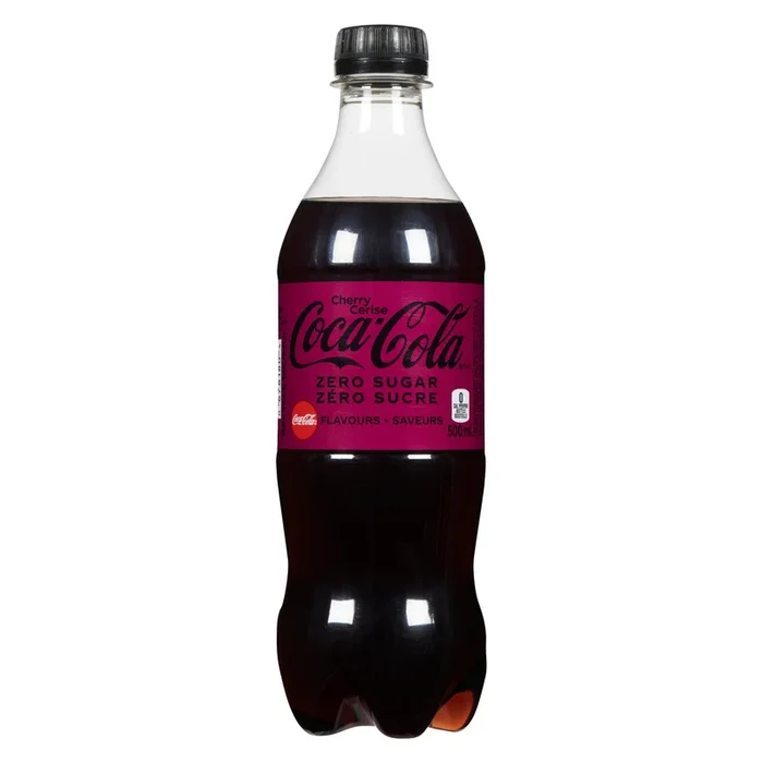 Coca Cola Cherry Zero Sugar, 500 ml