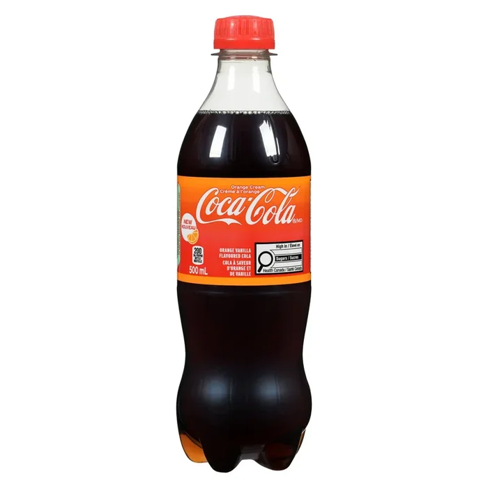 Coca-Cola Orange Vanilla & Orange Cream, 500 ml