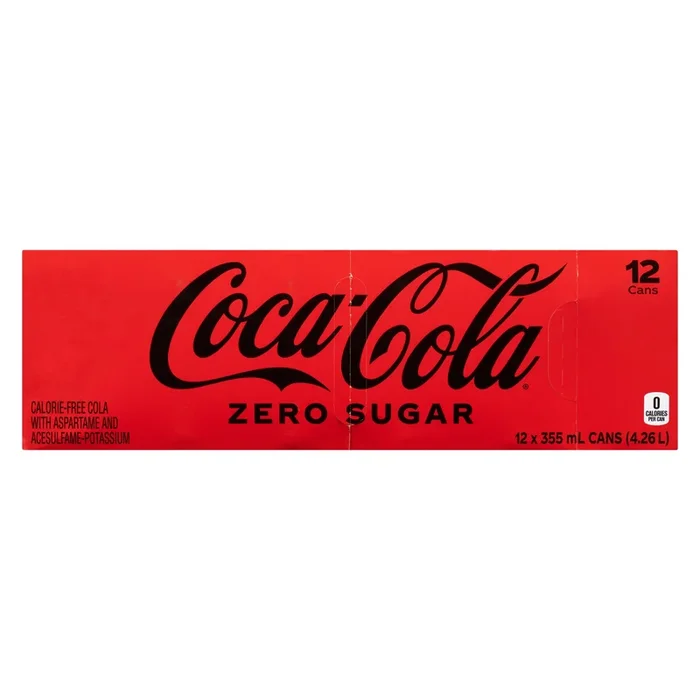 Coca-Cola Zero, 12-Pack, 355 ml