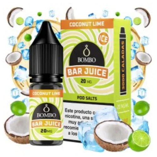 Coconut Lime Ice 10ml (Sales de nicotina) (Bar Juice by Bombo)