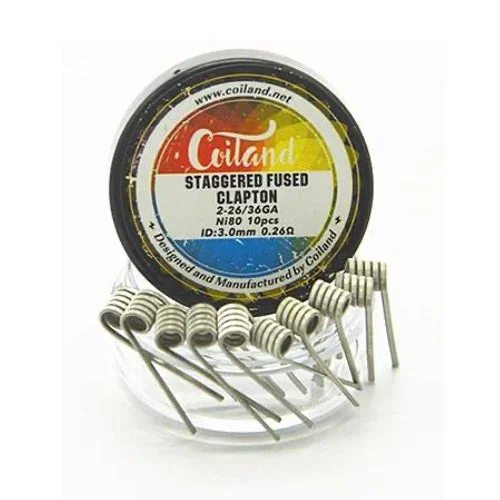 Coiland Staggered Fused Clapton Coil (10pcs)