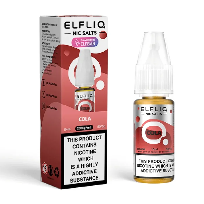 Cola Elfliq Vape Juice by Elf Bar