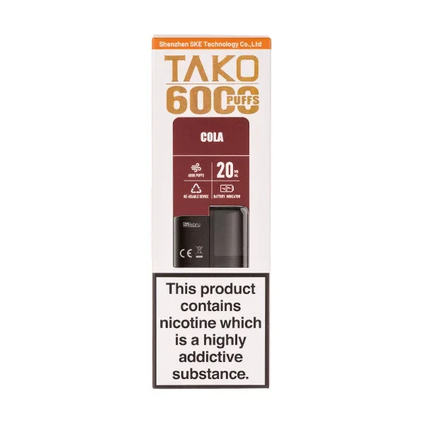 Cola SP6000 Prefilled Pod + Refill by Sikary