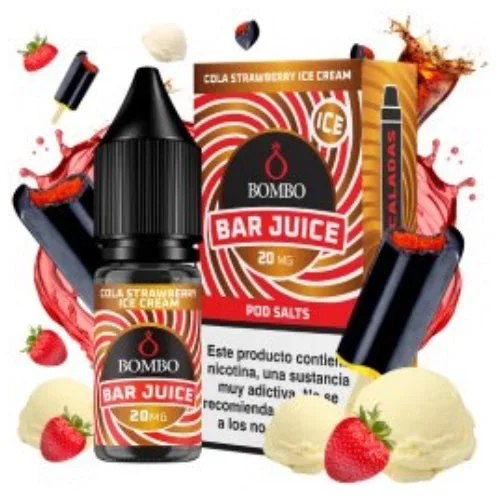Cola Strawberry Ice Cream 10ml (Nicotine salts) (Bar Juice by Bombo)