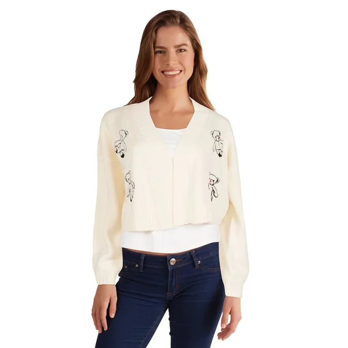 Comfy Cozy Women’s Teddy Bear Cardigan