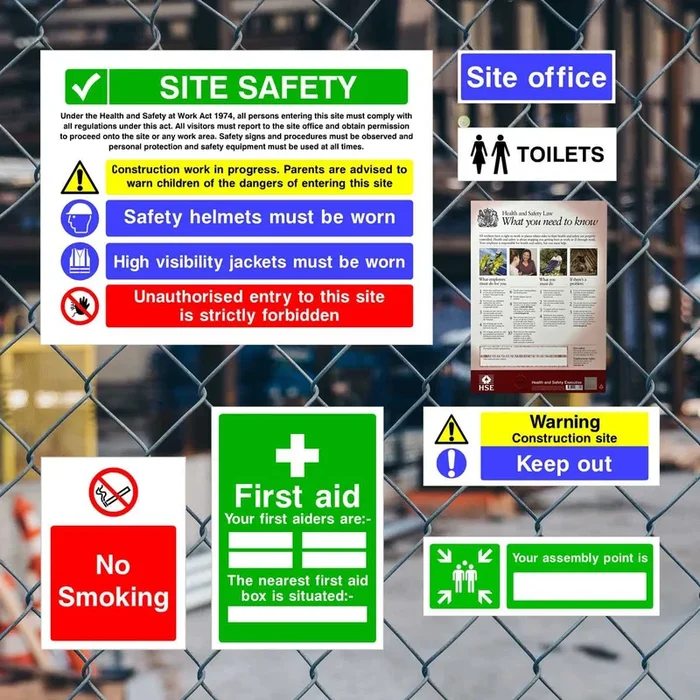 Complete Site Safety Sign Pack H