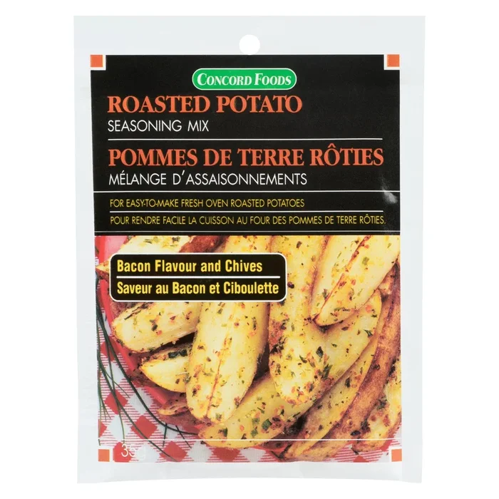 Concord Foods Roasted Potato Bacon Flavour and Chives Seasoning Mix, 35-g