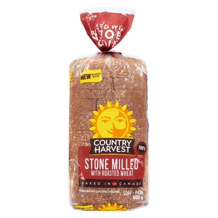 Country Harvest Stone Milled with Roasted Wheat Bread, 600 g