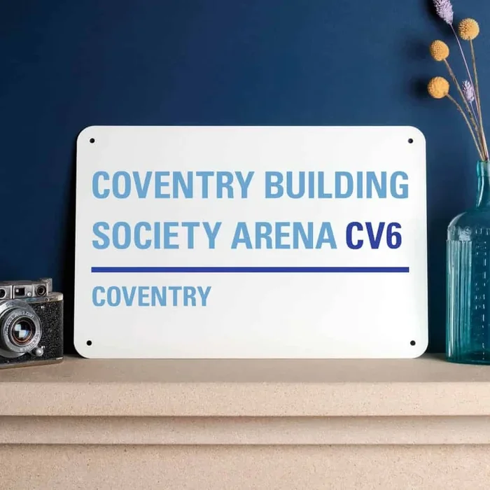Coventry City Football Stadium Street Sign