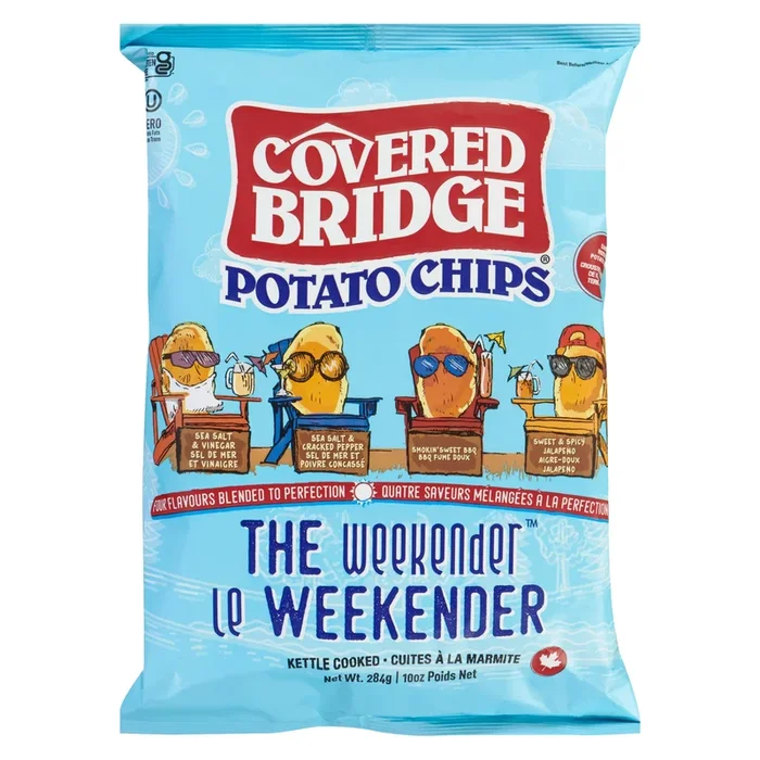 Covered Bridge The Weekender Potato Chips, 284 g