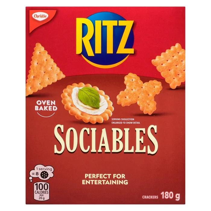 Craquelins Ritz Sociables, 180 g
