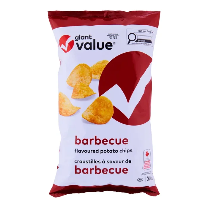 Croustilles BBQ Giant Value, 320 g