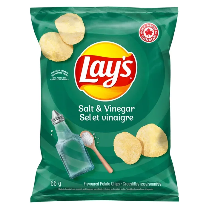 Croustilles Lay’s Sel et vinaigre, 66 g