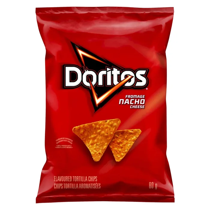 Croustilles tortillas Doritos fromage Nacho – 80 g