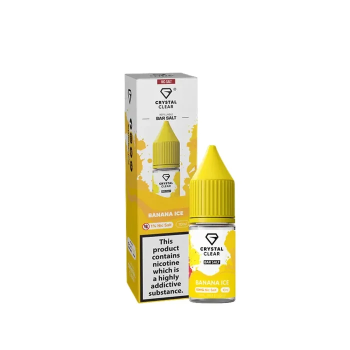 Crystal Clear Banana Ice 10ml Nic Salt E-liquid
