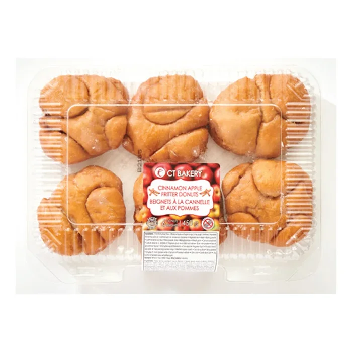 CT Bakery Apple Fritter, 6-Pack