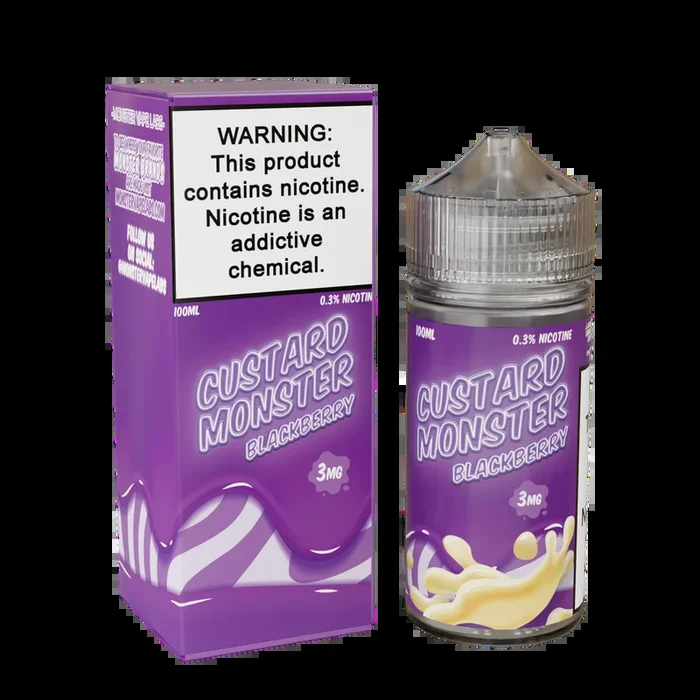Custard Monster – Blackberry – 100ML E-Liquid