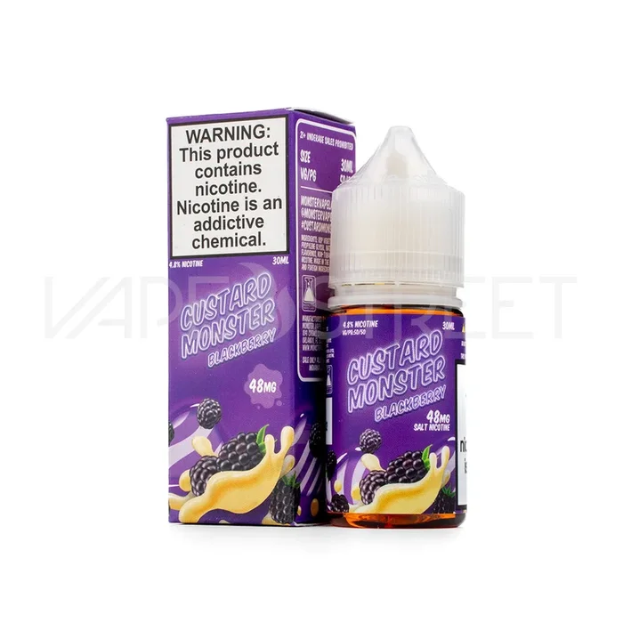 Custard Monster Salt Blackberry (30ml)