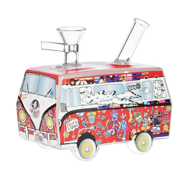 Dabtized Toon Van Retro Van Glass Water Pipe – 5″ / Designs Vary