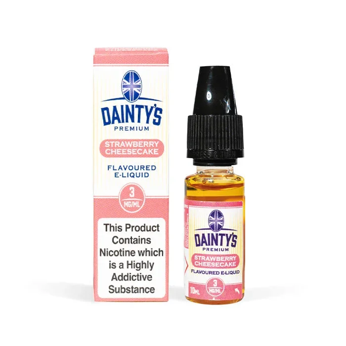 Dainty’s Strawberry Cheesecake 10ml E-Liquid