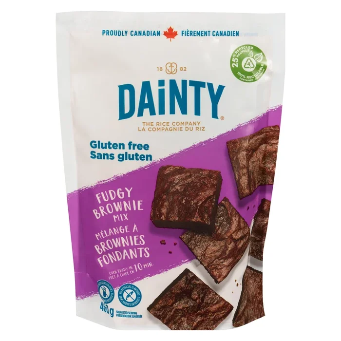 Dainty Fudgy Brownie Mix Gluten Free, 460 g