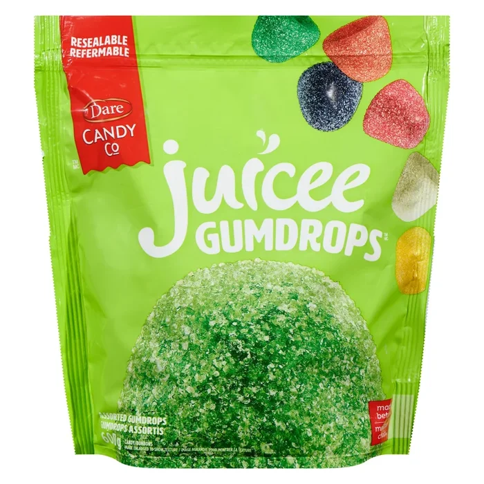 Dare Candy Co Juicee Assorted Gumdrops, 600 g