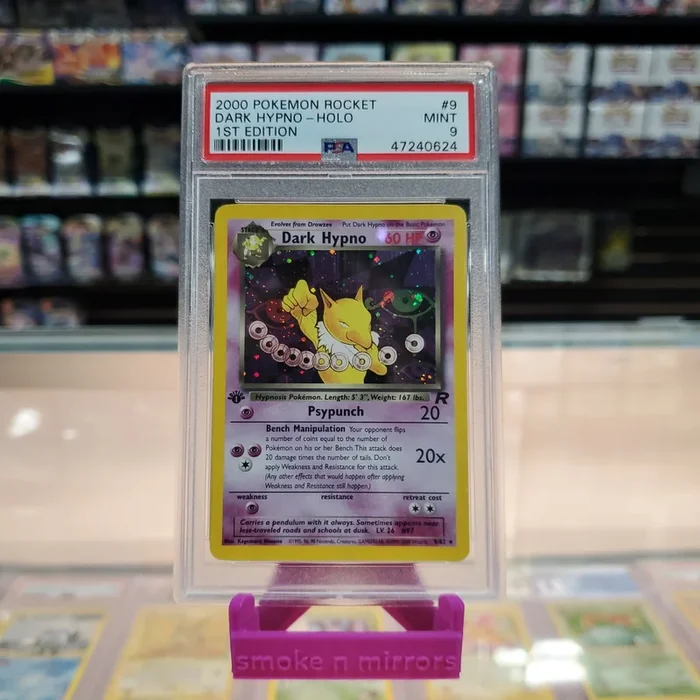 Dark Hypno – First Edition Team Rocket Holofoil: PSA 9