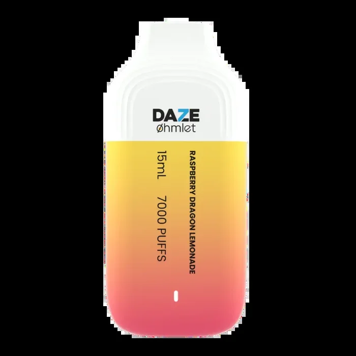 DAZE DISPOSABLE RASBERRY DRAGON LEMONADE 5% 7000 PUFFS