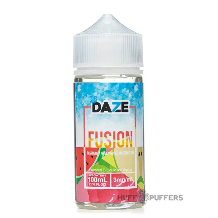 Daze Fusion – Raspberry Green Apple Watermelon Iced 100mL