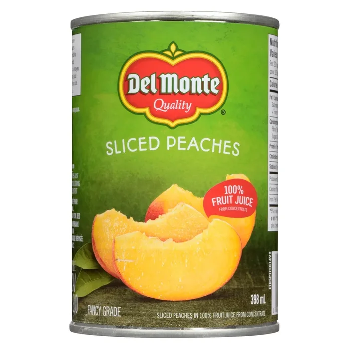 Del Monte Sliced Peaches, 398 ml