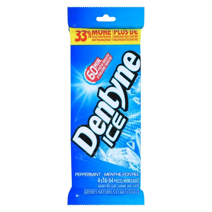 Dentyne Ice Gomme Sans Sucre Menthe Poivree, emb. de 4