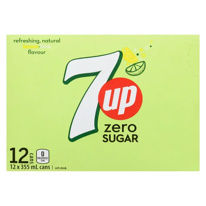 Diet 7UP Cans, 12-Pack, 355-mL