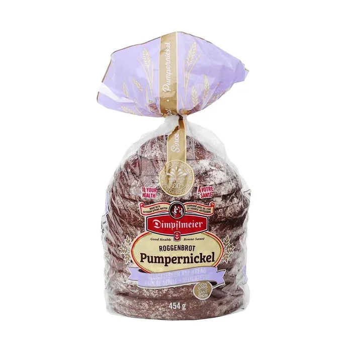 Dimpflmeier Delicatessen Rye Bread Pumpernickel, 454 g