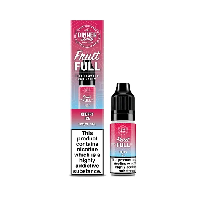 Dinner Lady Fruit Full Cherry Ice 10ml Nic Salt