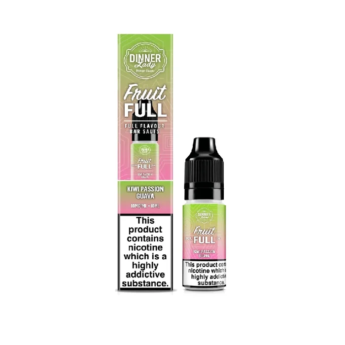 Dinner Lady Fruit Full Kiwi Passion Guava 10ml Nic Salt